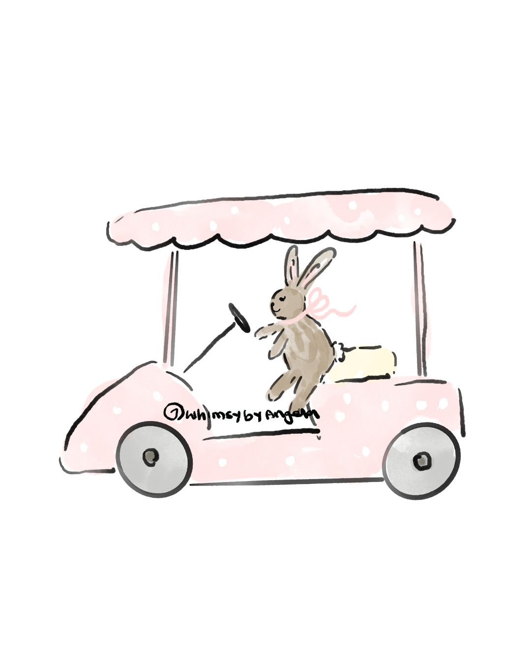 Golf Cart Bunny