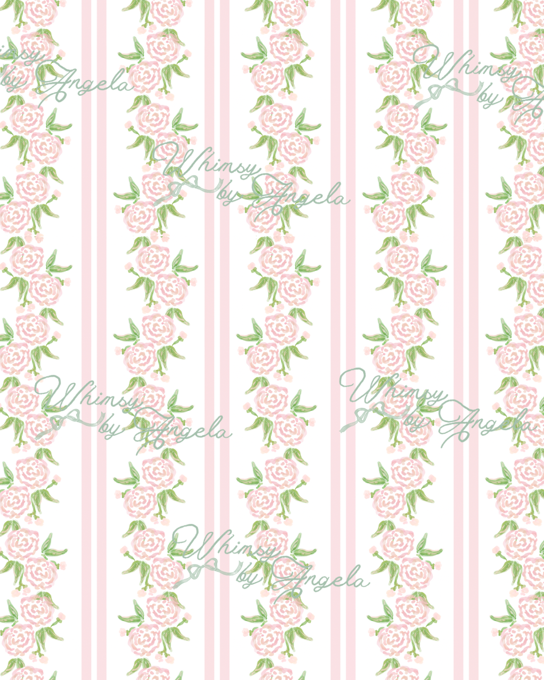 Sweet Margaret Seamless Pattern