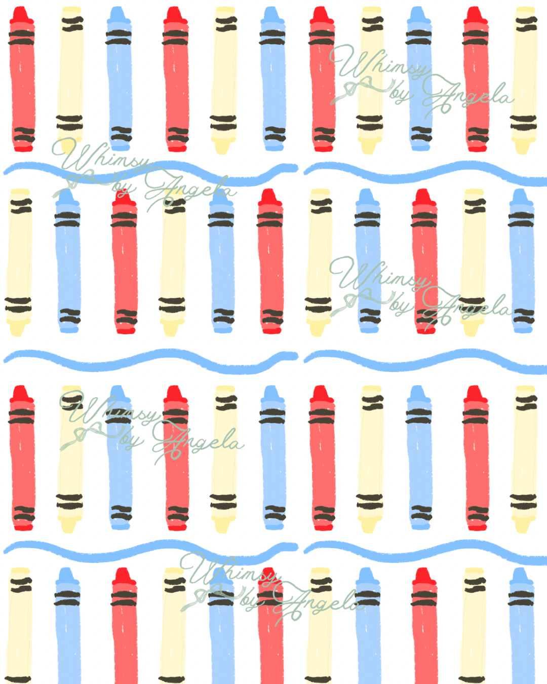 Primary Color Crayons