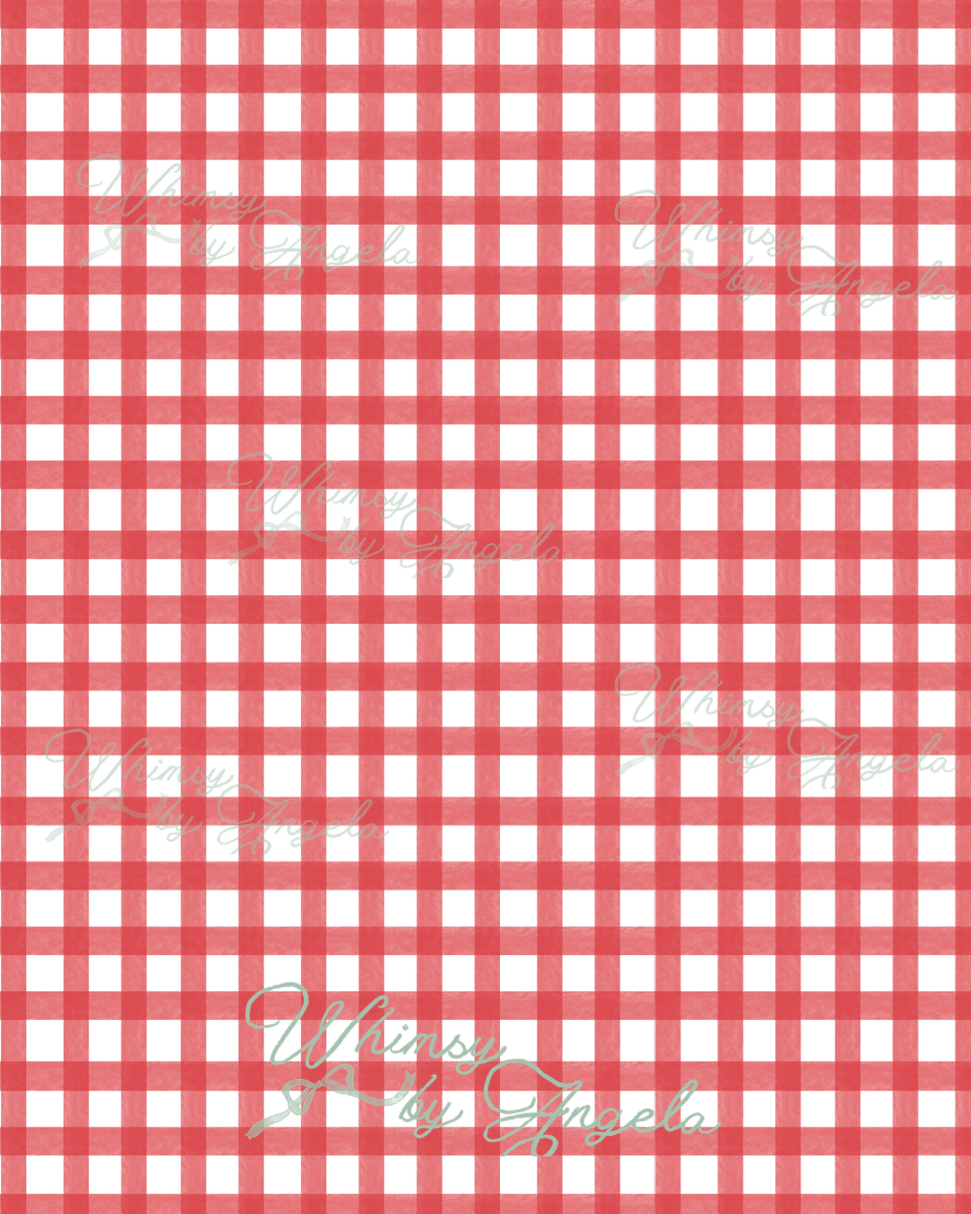 The Basics - Red Gingham