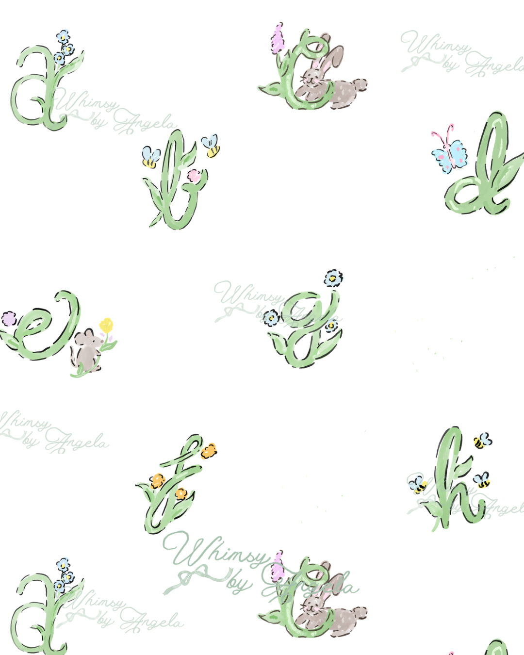 Garden ABC - Lullaby Lane Collection