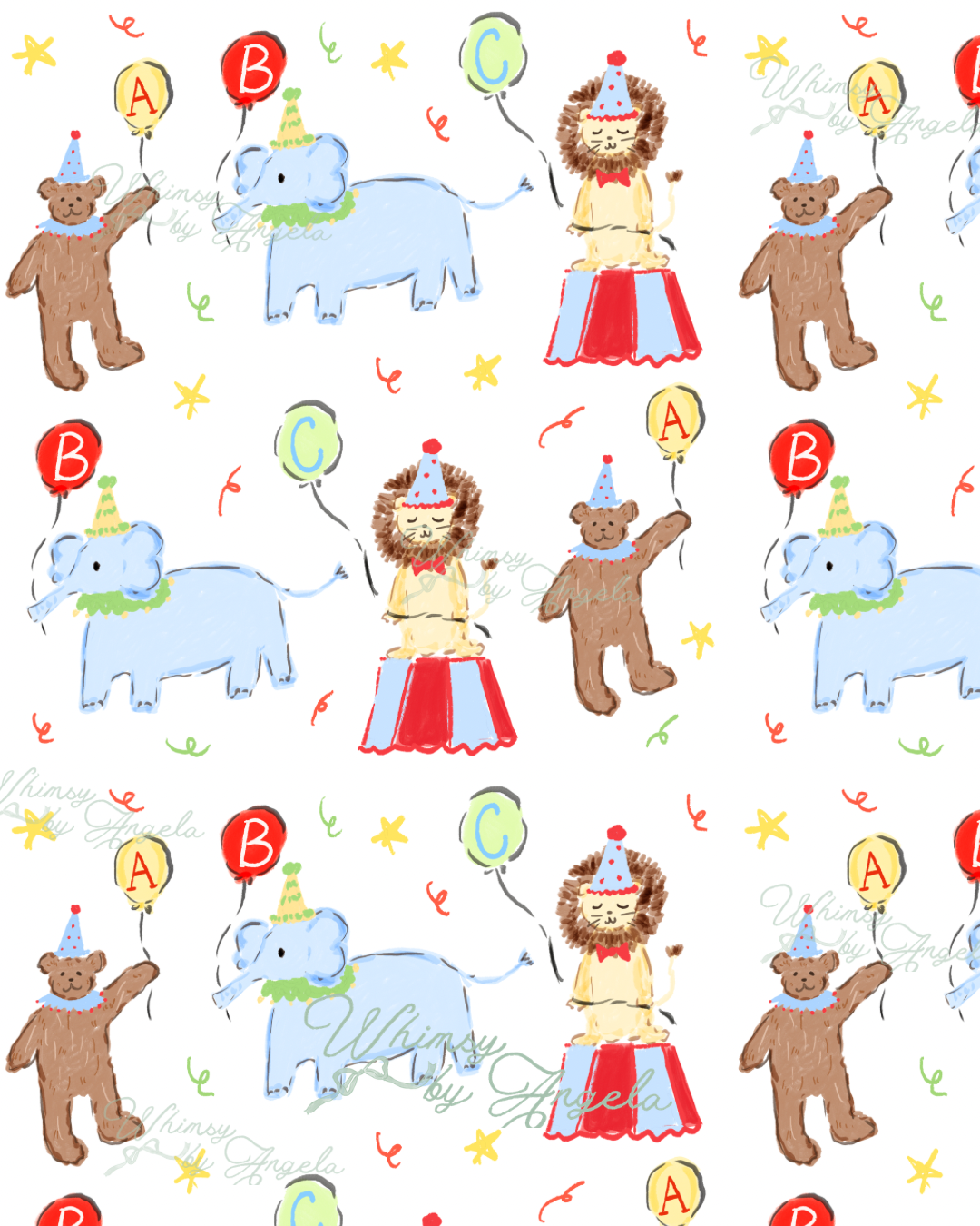 ABC Circus Pattern
