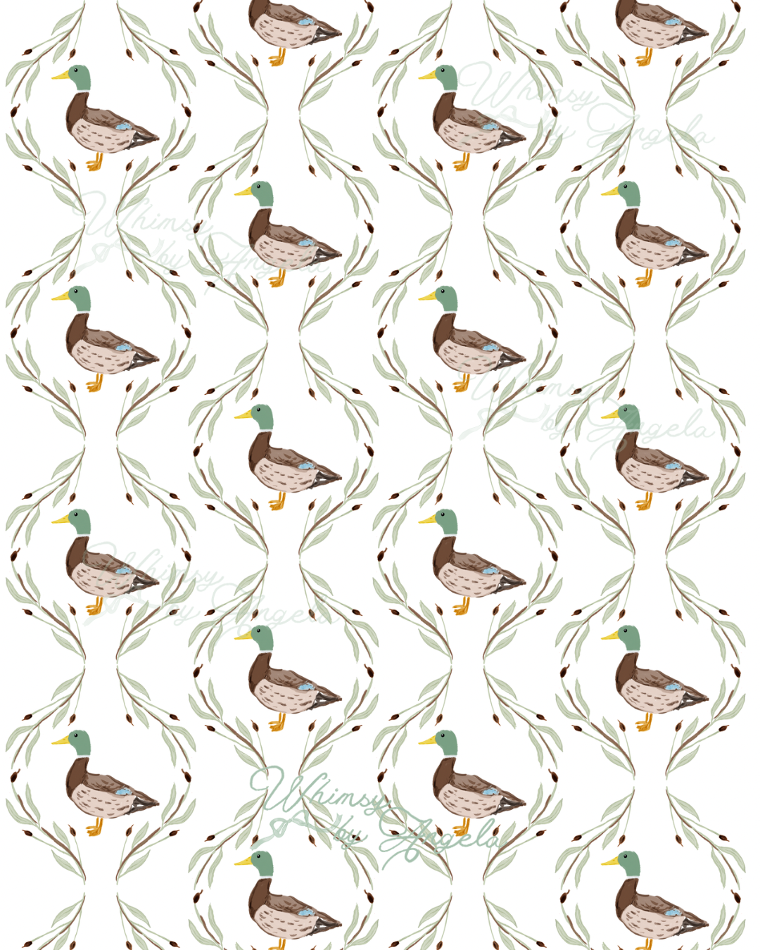 Mallards in the Cattails
