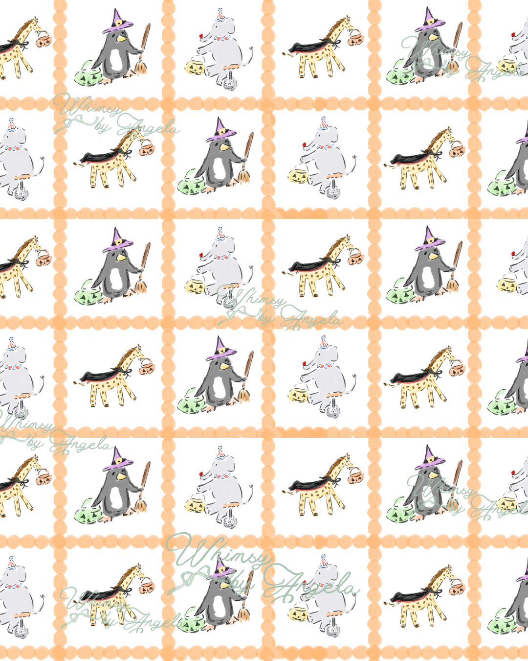 Trick or Treat Animals Bubble