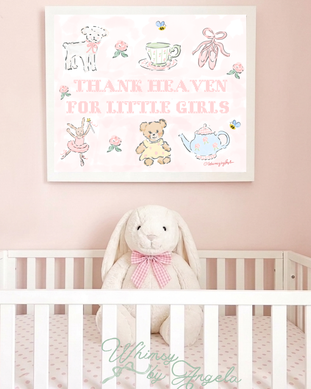 Thank Heaven For Little Girls - Print Ready Wall Art