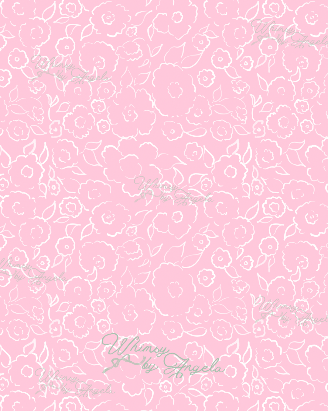Flower Power - Full Pink Pattern