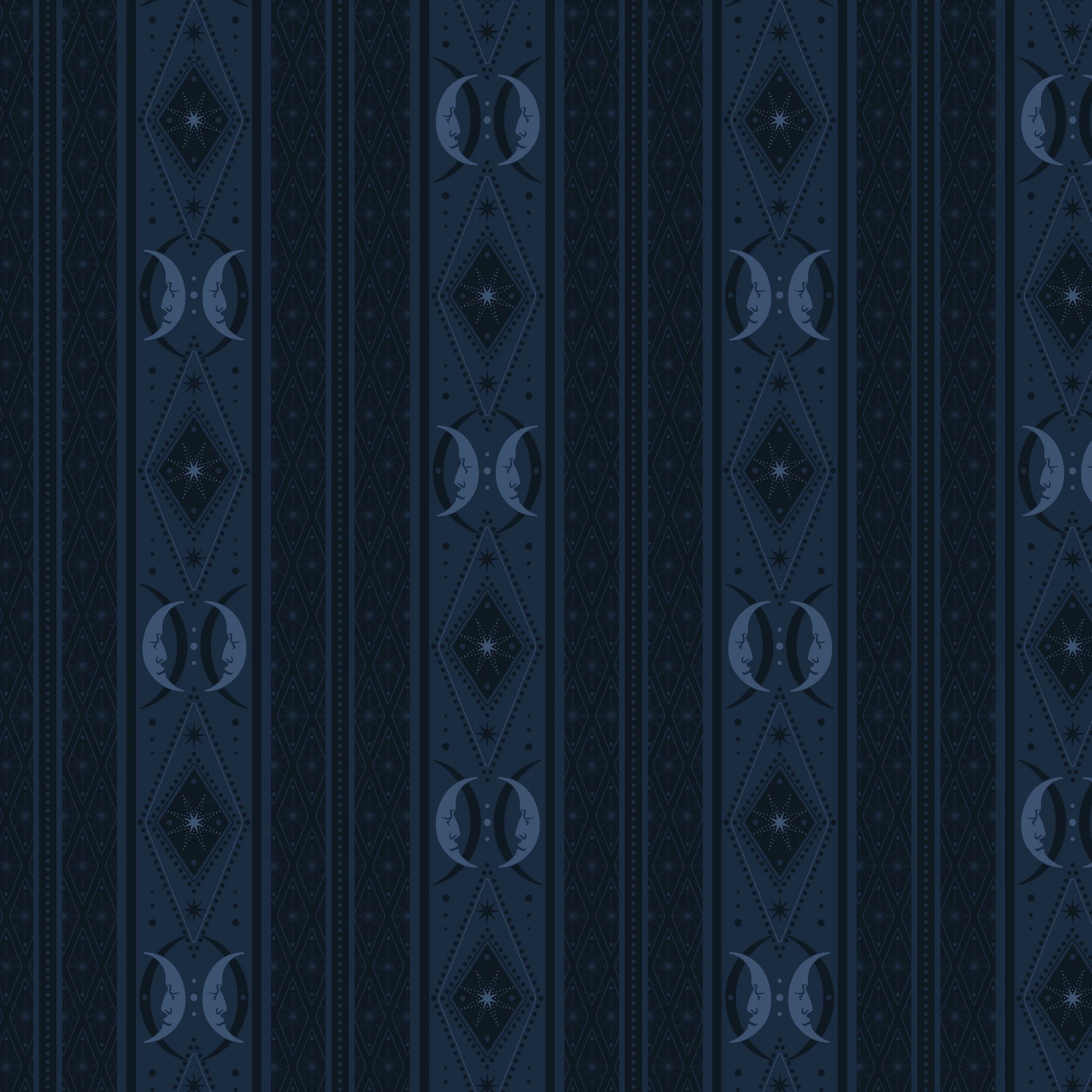 Man On The Moon Stripes - detail