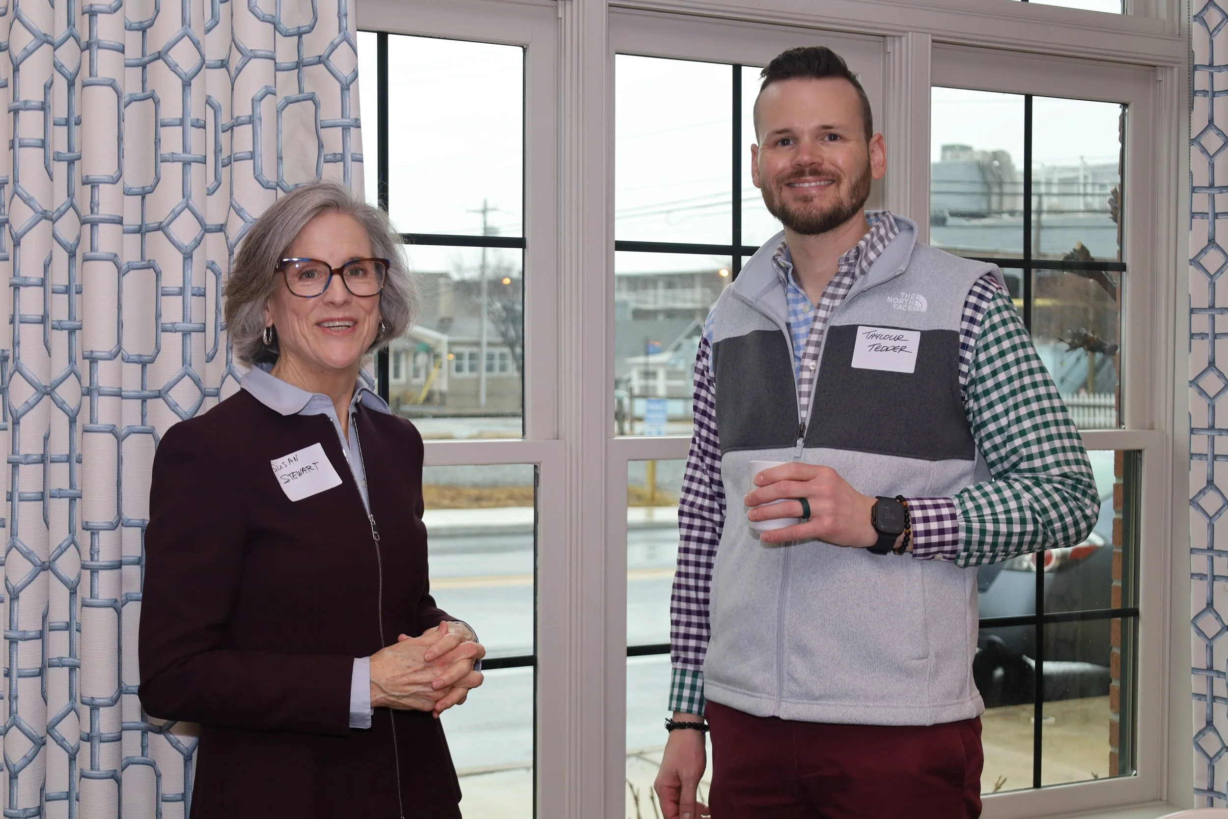 City of Rehoboth Beach Commissioner Susan Stewart and Rehoboth Beach City Manager Taylour Tedder