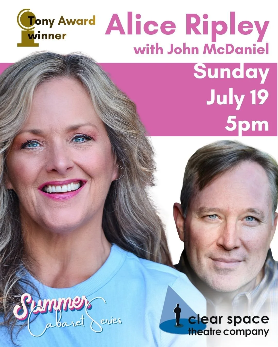 Summer Cabaret Series: Alice Ripley with John McDaniel