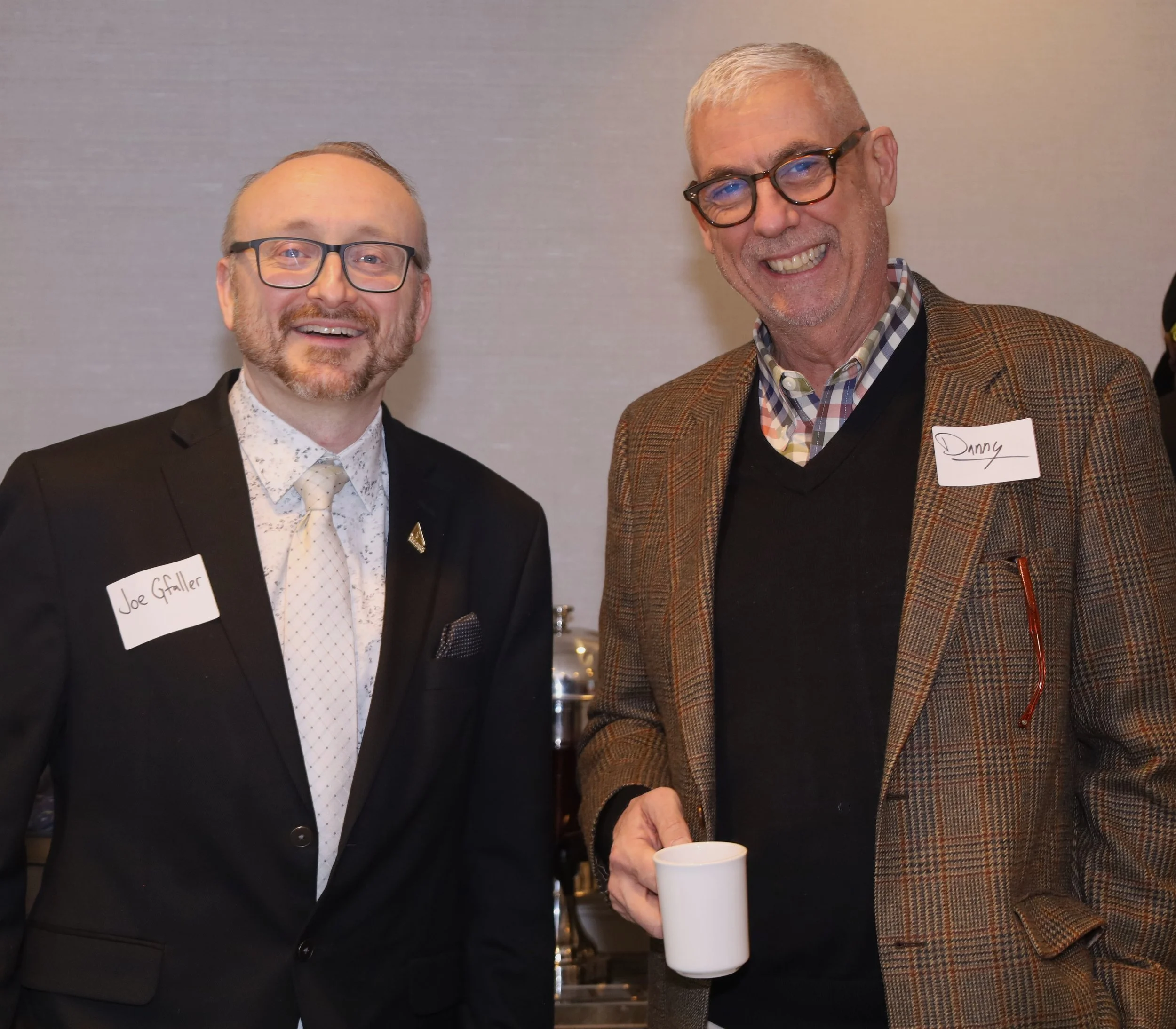 CSTC Managing Director Joe Gfaller with supporter Danny Sebright