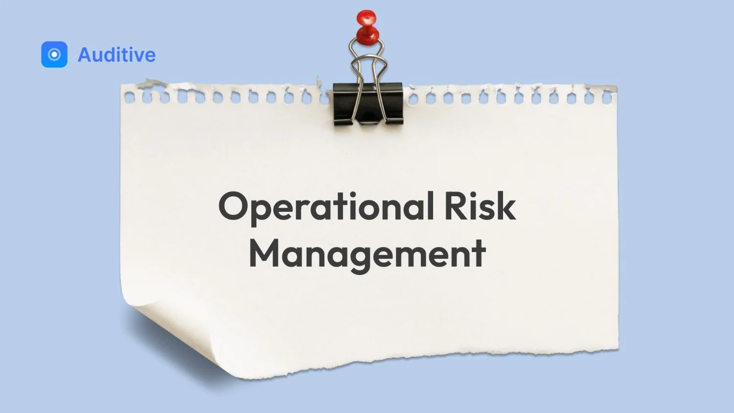Operational Risk Management