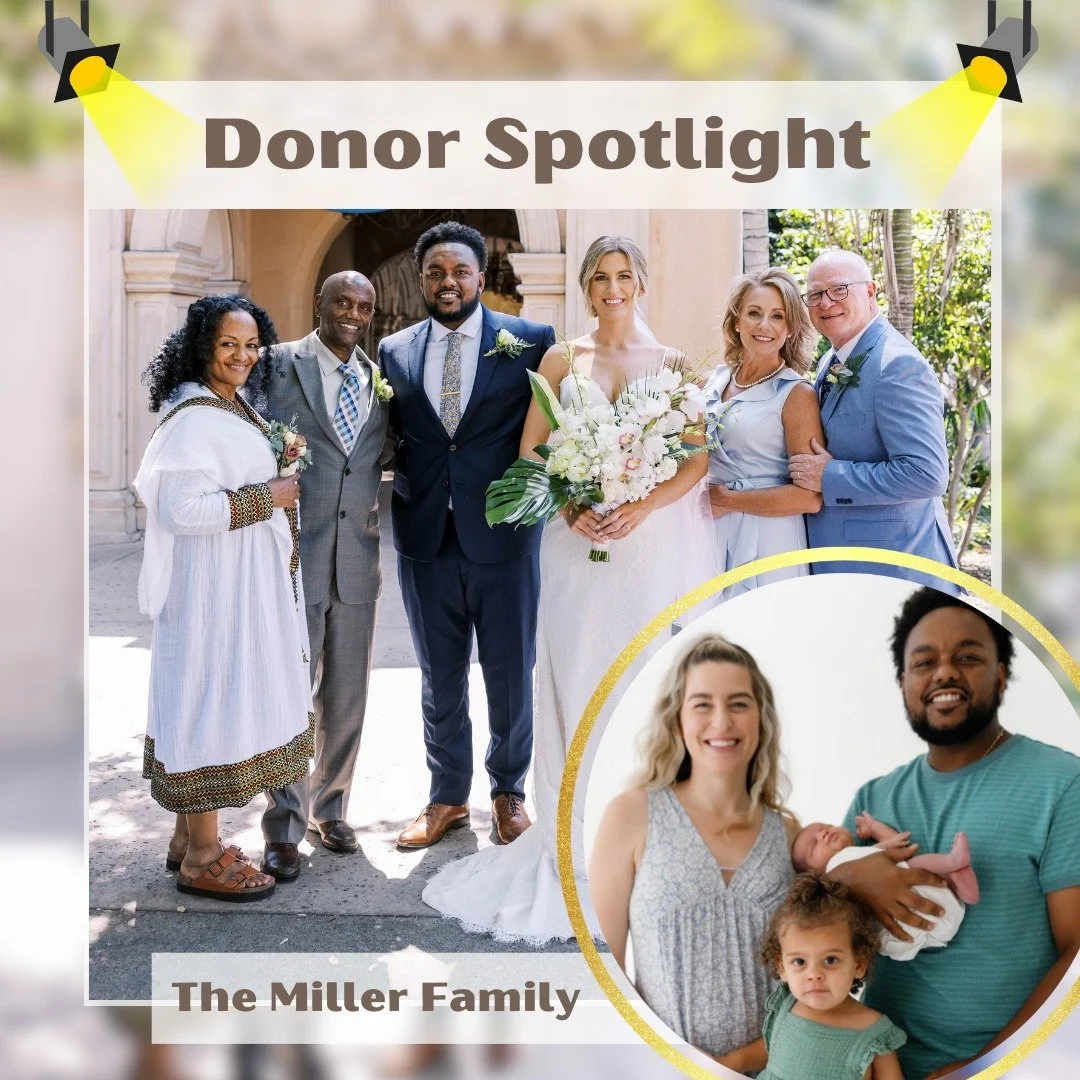For Brian and Julia Miller, supporting Project Ethiopia was more than just an act of generosity when they sent in their first donation back in 2021. It was a heartfelt connection to family. Their daughter Anna married into an Ethiopian family four ye