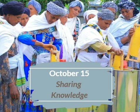 Sharing Knowledge is today's campaign theme. If you didn't receive our email this morning, you can read about how our farmers' associations serve as &quot;engines of agricultural education&quot; and hear more about our exciting beekeeping initiative 
