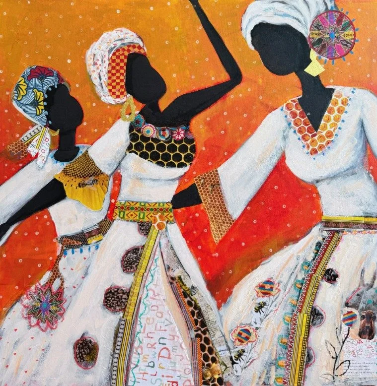 &ldquo;Sisters by Heart,&rdquo; a stunning collage painting custom‑created for Project Ethiopia by local artist Meenakshi Sinha, is one of the featured items in our silent auction opening next Monday, April 27 at noon. Register today to bid on this o