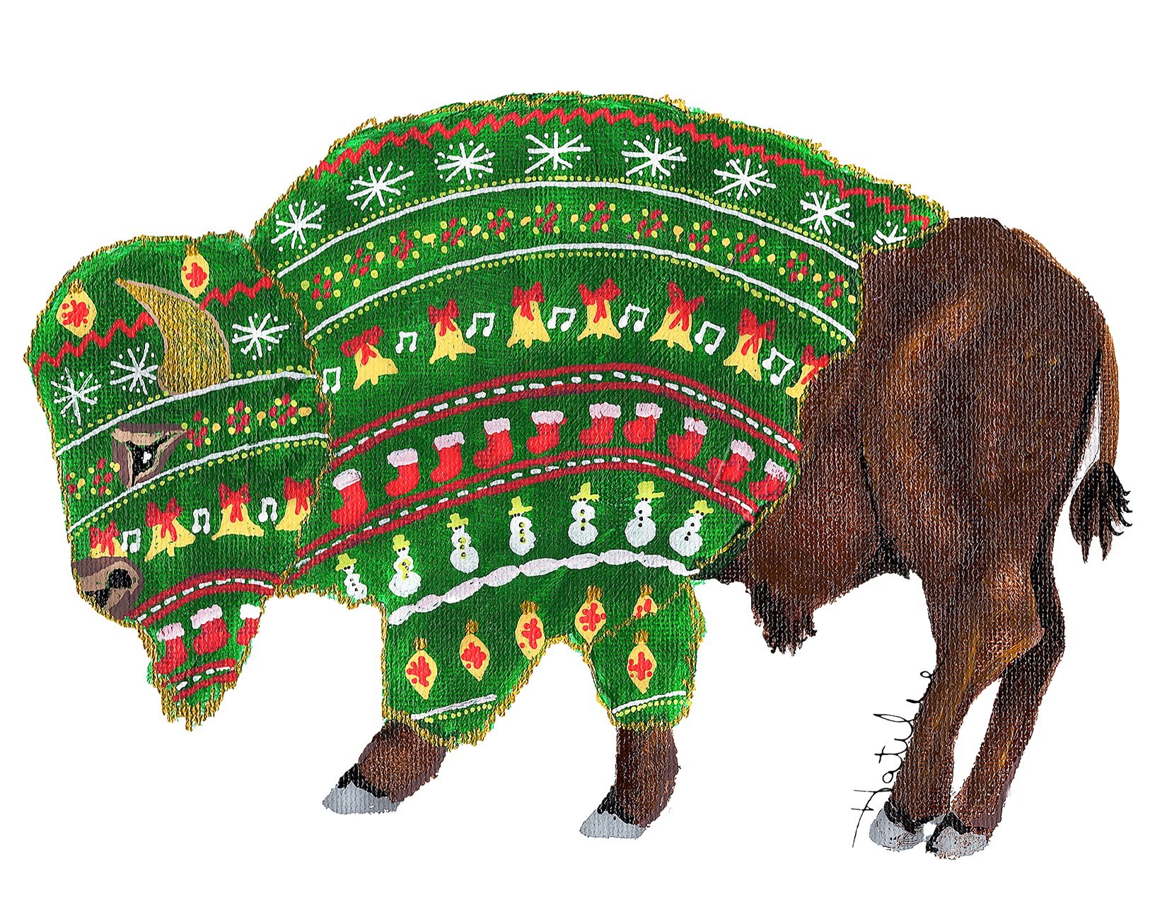 Holiday Spirit Bison