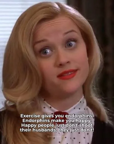 Elle woulds recommends excercise!