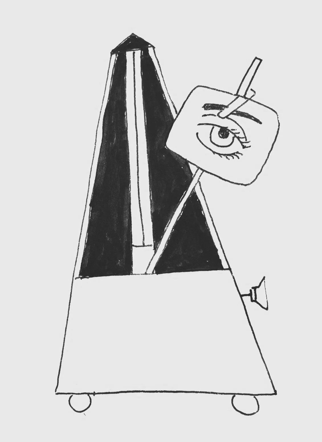 Indestructible Object
1923, remade 1933, editioned replica 1965, Man Ray