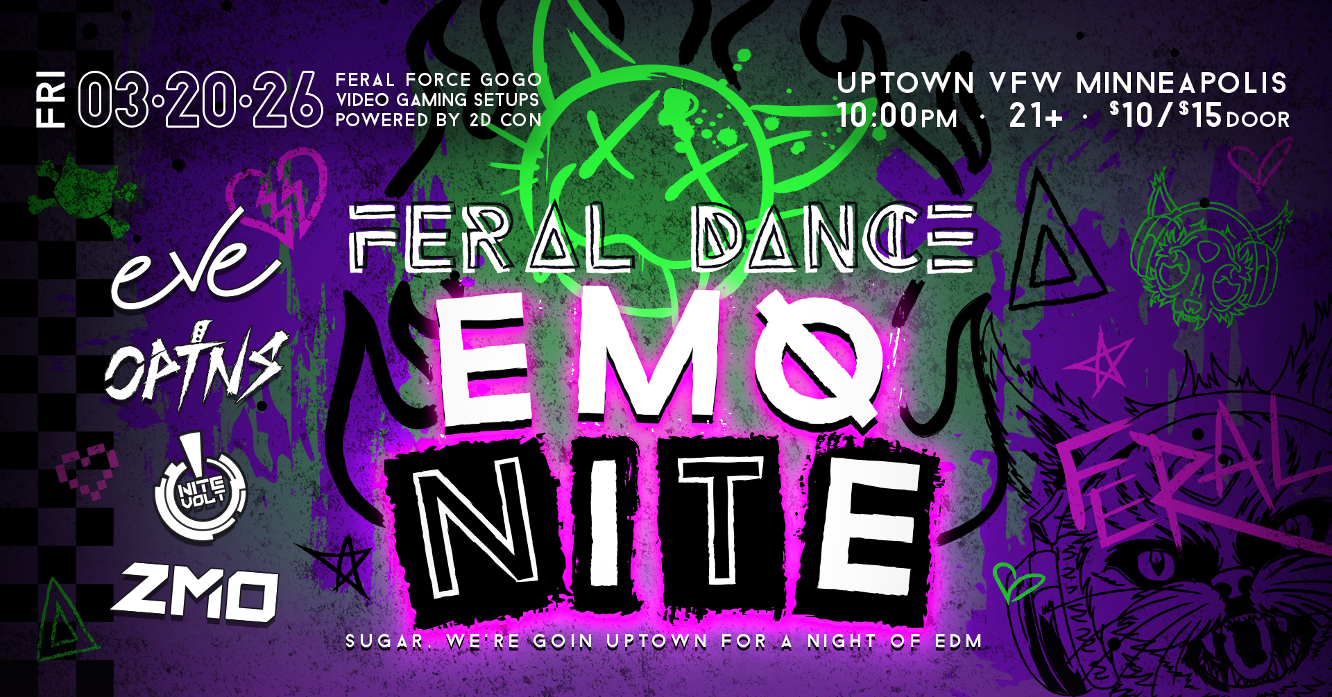 Feral Dance: Emo Nite