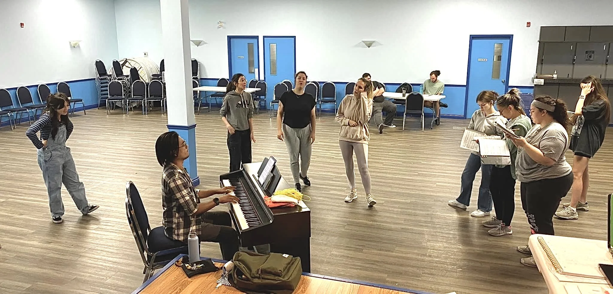 We Will Rock You: The Musical rehearsal