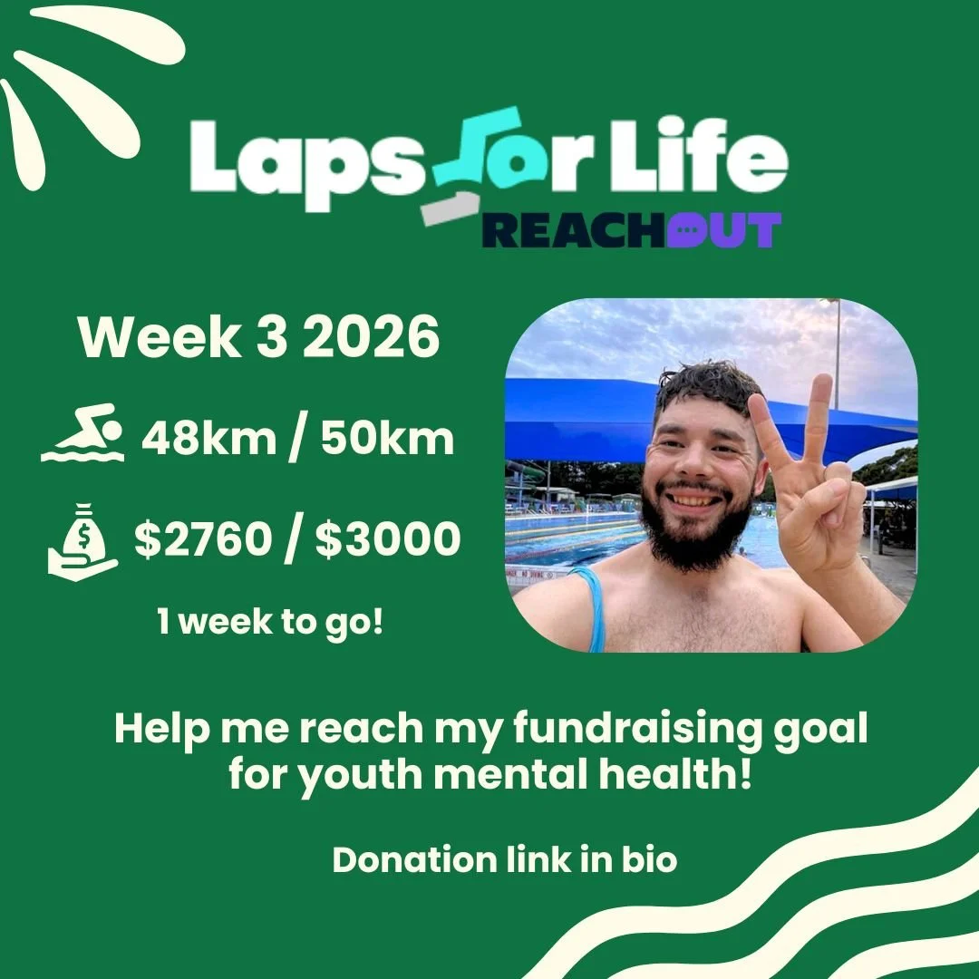 Week 3 and the finish line is in sight! 🏊&zwj;♂️🔥

I&rsquo;ve now swum 48km of my 50km goal, and thanks to everyone&rsquo;s amazing support we&rsquo;ve raised $2760 out of the $3000 target! 💙🙌Just 2km and $240 to go!

With one week left, I&rsquo;