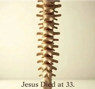 Jesus died at 33