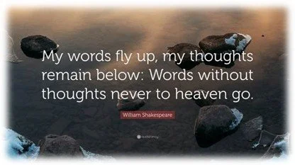 Shakespeare – On Thoughts