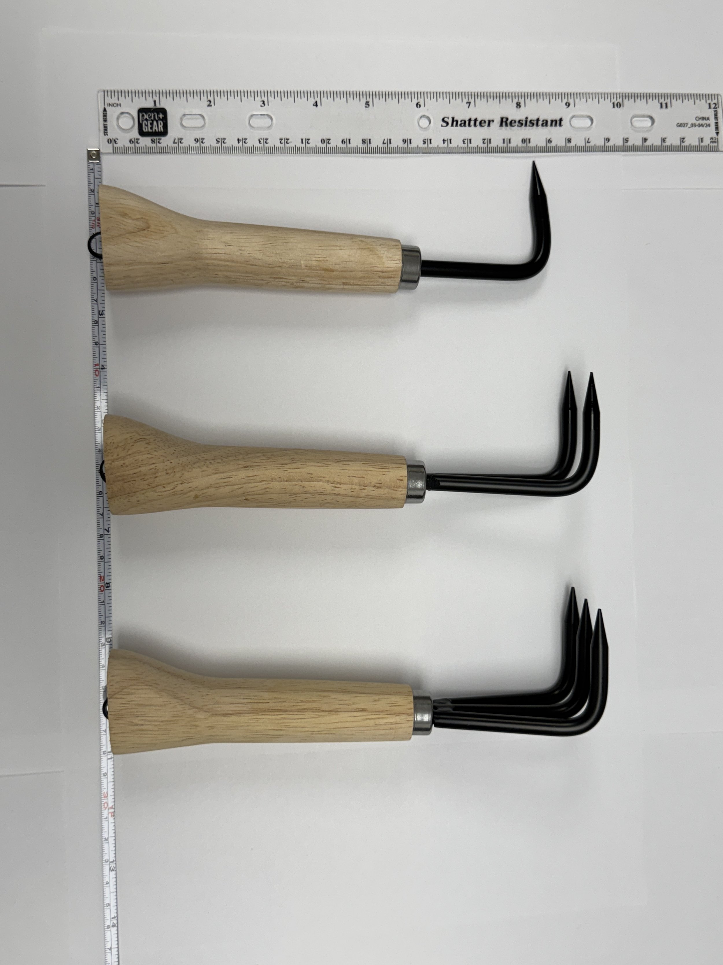 Root Hooks - Wood Handle