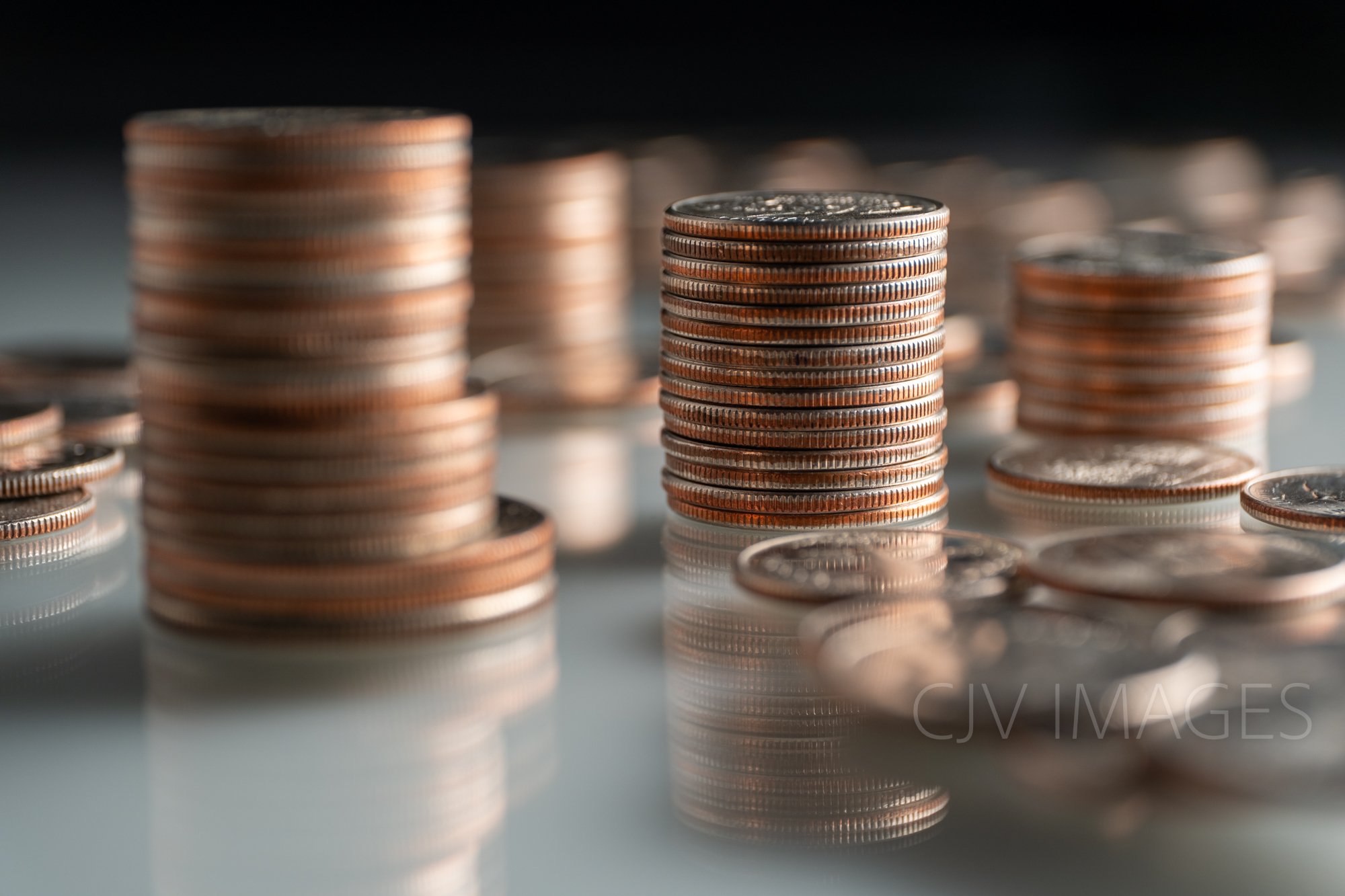 CURRENCY- QUARTER STACKS #0850