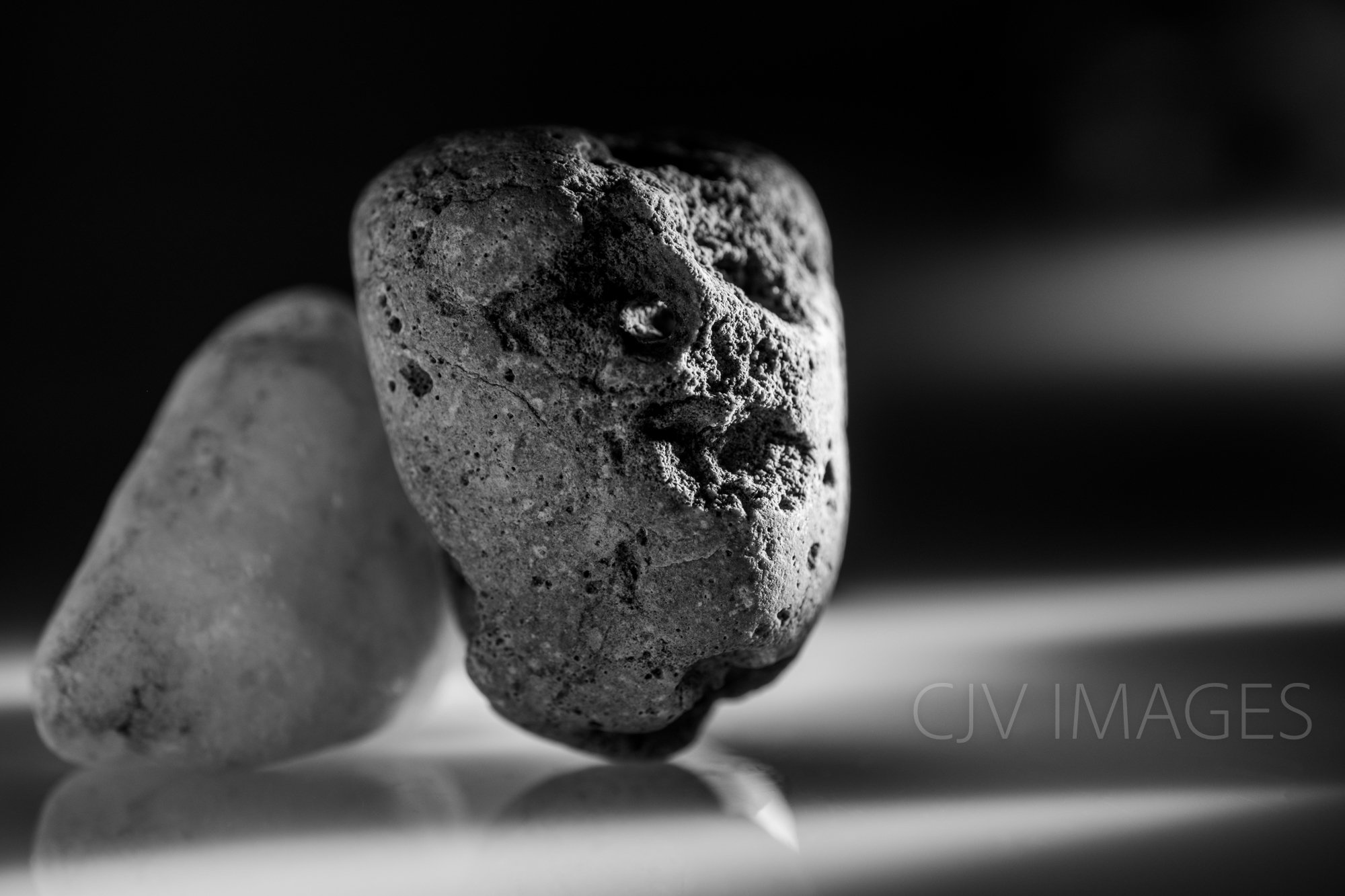 STONE- STONE FACE bw ##1735