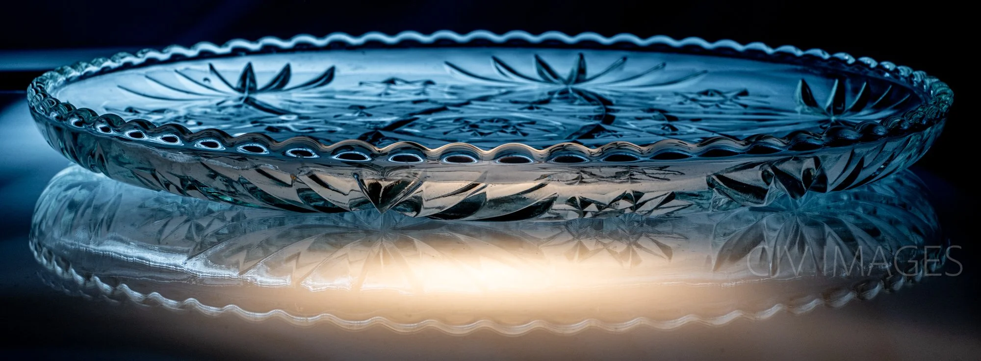 GLASS- PLATTER #2192