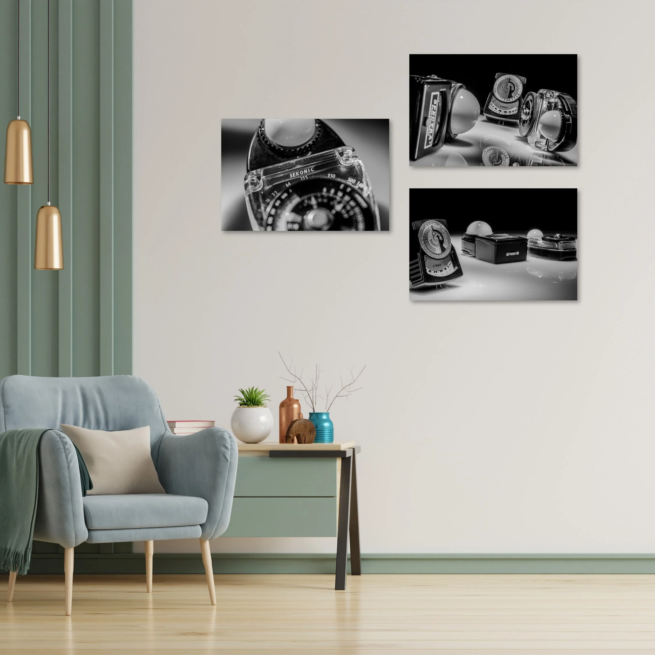 Sekonic Light Meter Black and White Grouping