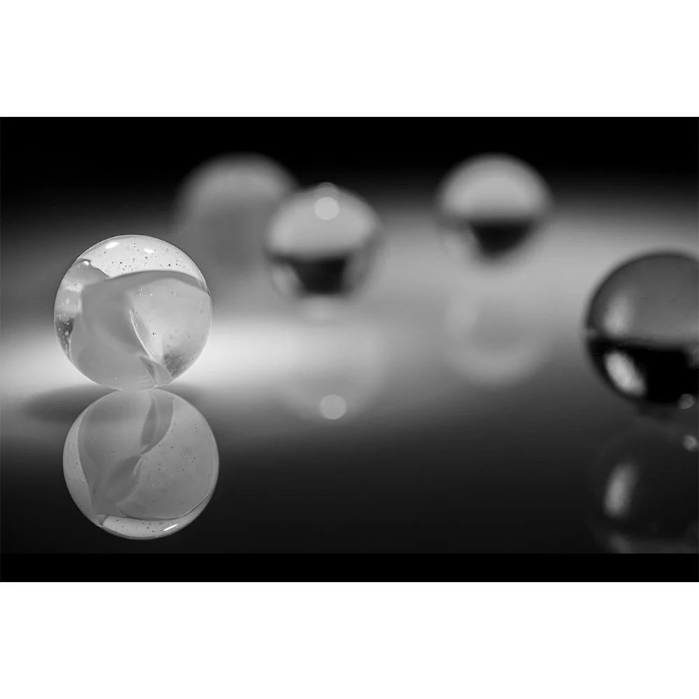 GLASS- MARBLE CATS EYE 16mm- CLEAR14mm BW #1347-Web.jpg