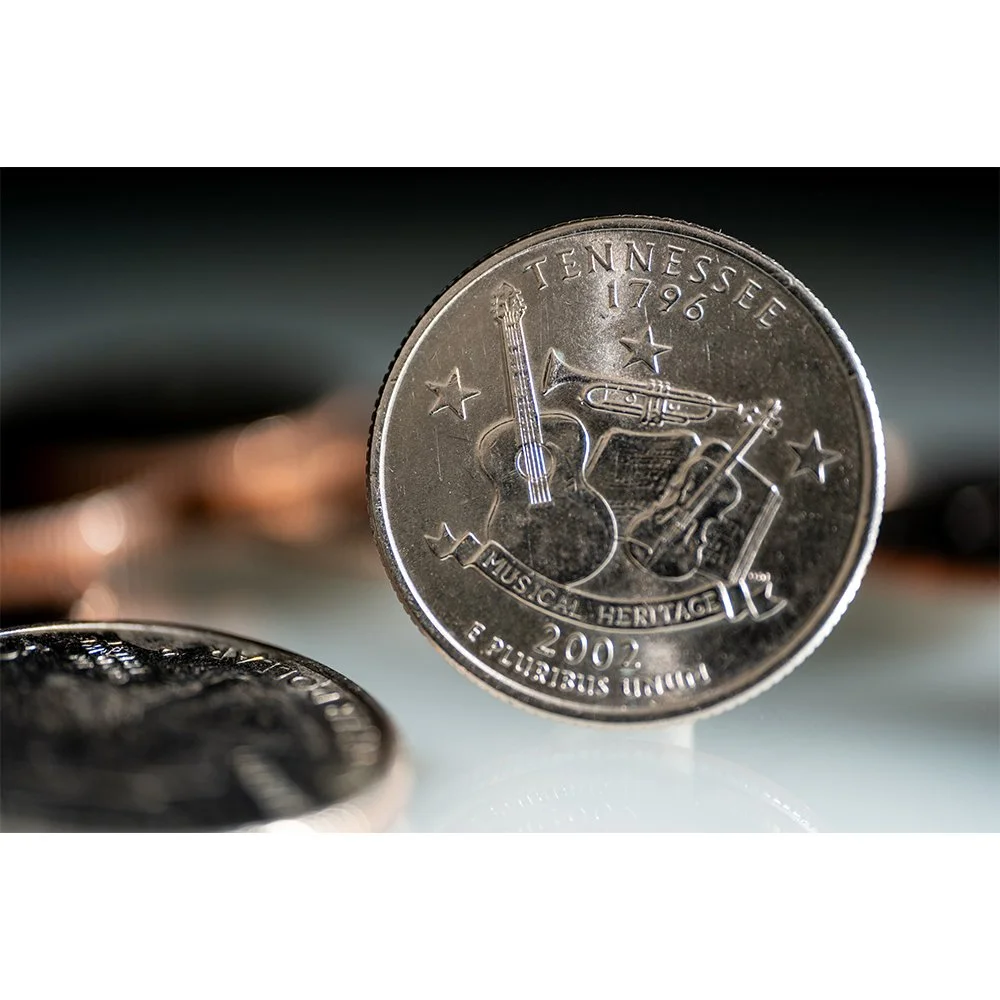 CURRENCY- STATE QUARTERS TENNESSEE FULL FRAME #0837-web.jpg