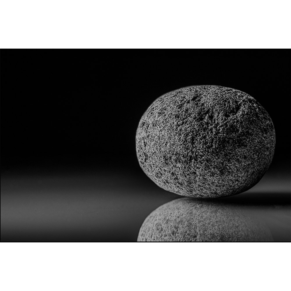 STONES BEAUTY Gallery- Whitefish #4907 Black and White
