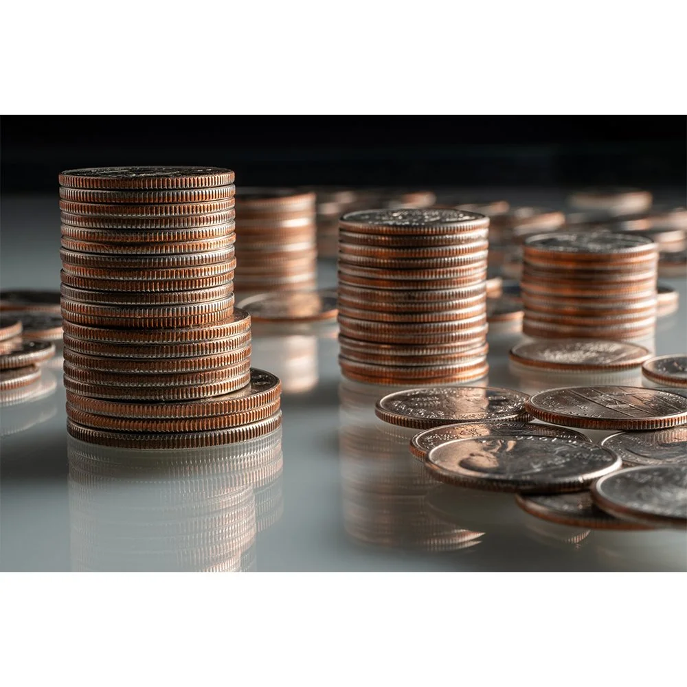 CURRENCY- QUARTER STACKS #0844