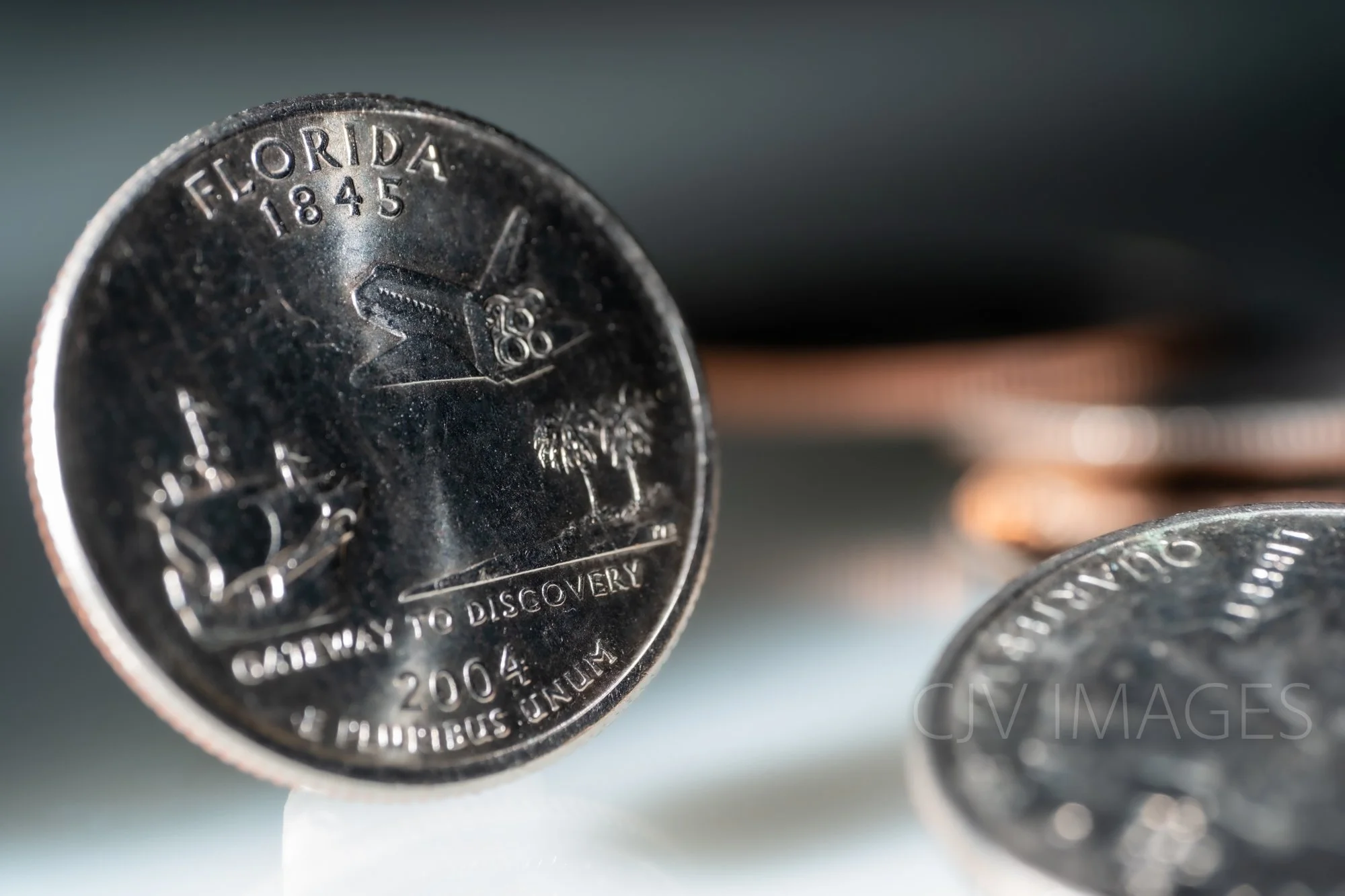 CURRENCY- STATE QUARTER FLORIDA FULL FRAME #0745