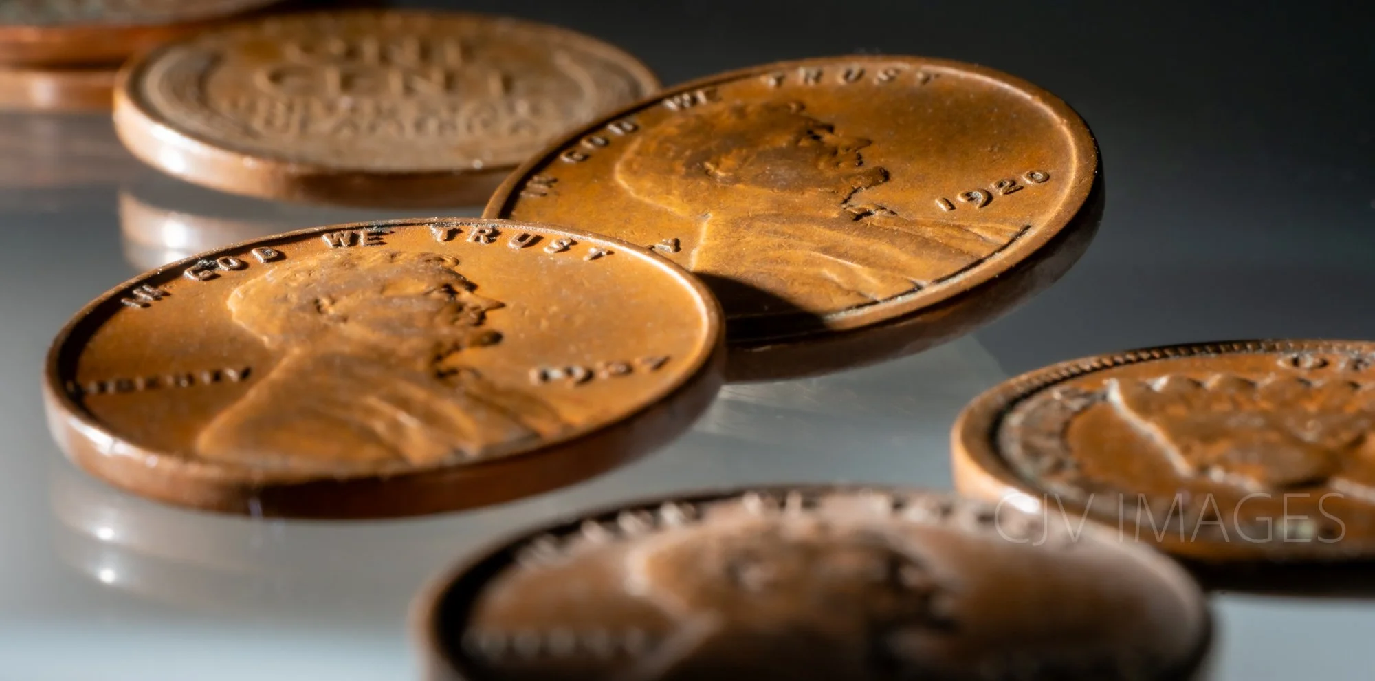 CURRENCY- LINCOLN PENNIES CROPPED 1920, 1937 #1847