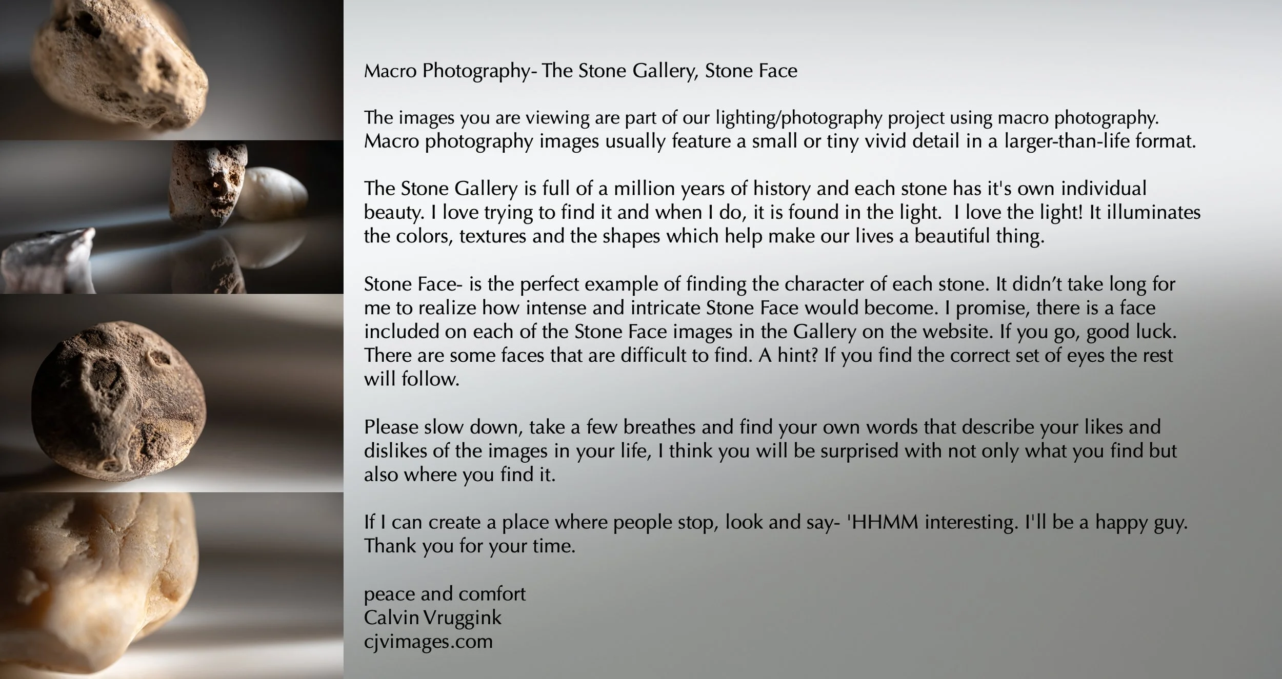 PLACARD- STONE GALLERY STONE FACE.JPG