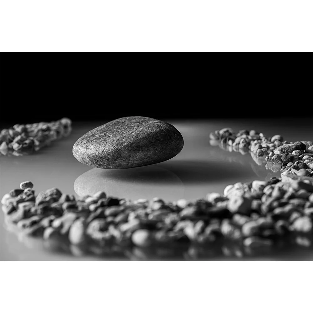 STONES BEAUTY Gallery- Crossvillage #0145 Black and White