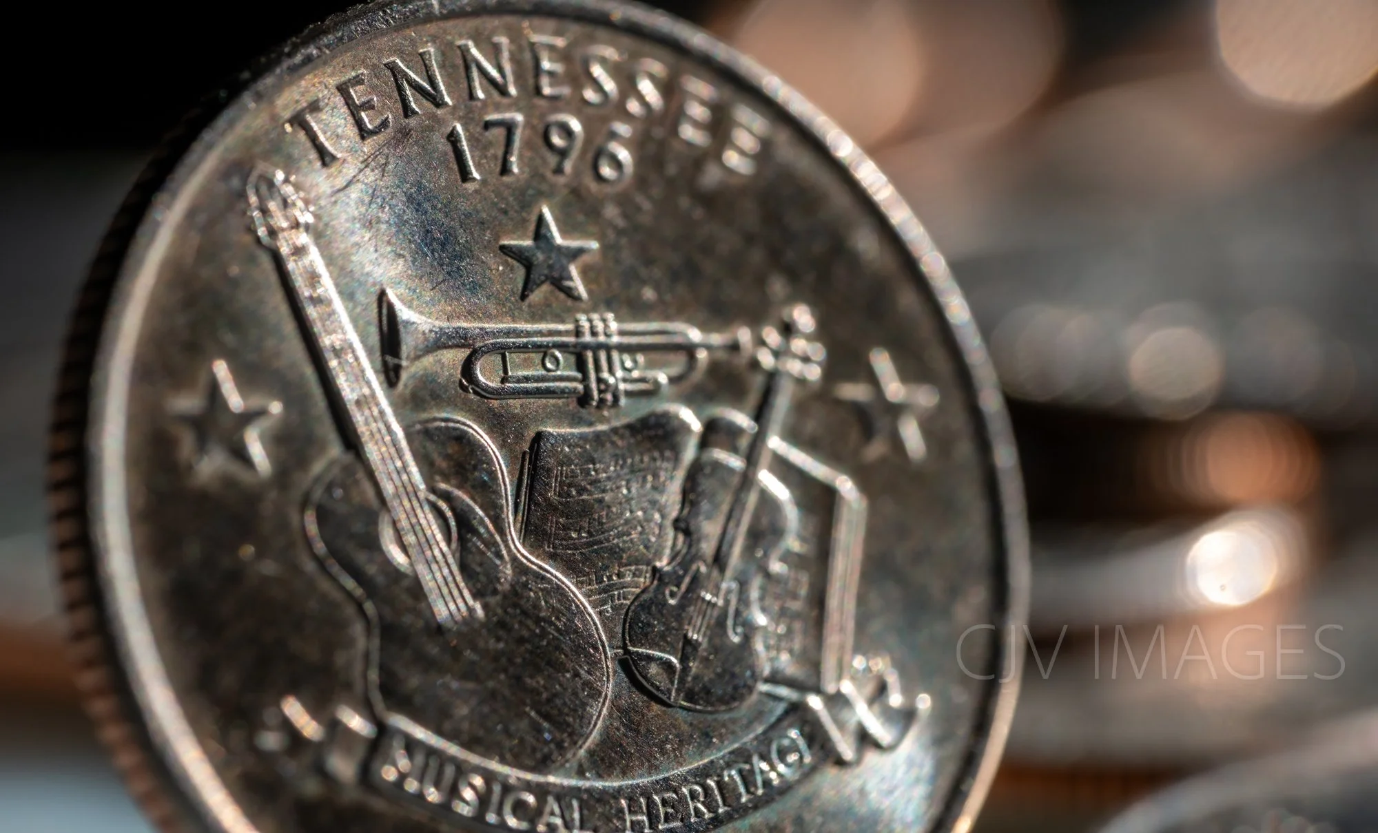 CURRENCY- STATE QUARTER TENNESSEE CROPPED #0634