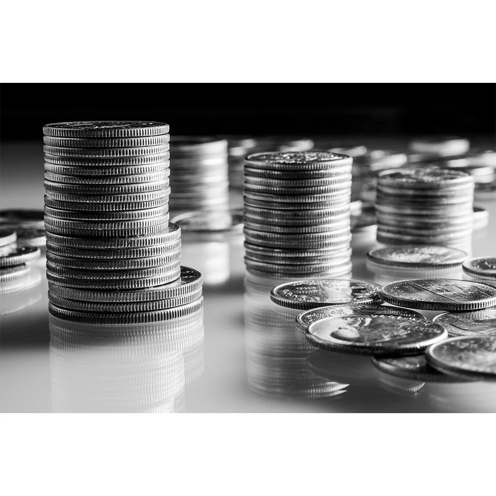 CURRENCY- QUARTER STACKS #0844 bw