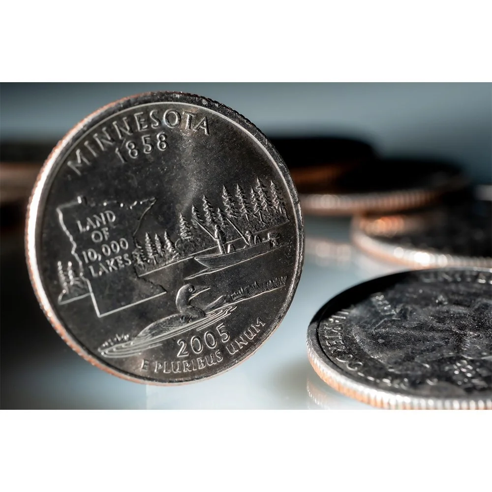 CURRENCY- STATE QUARTERS MINNESOTA FULL FRAME #0774-web.jpg