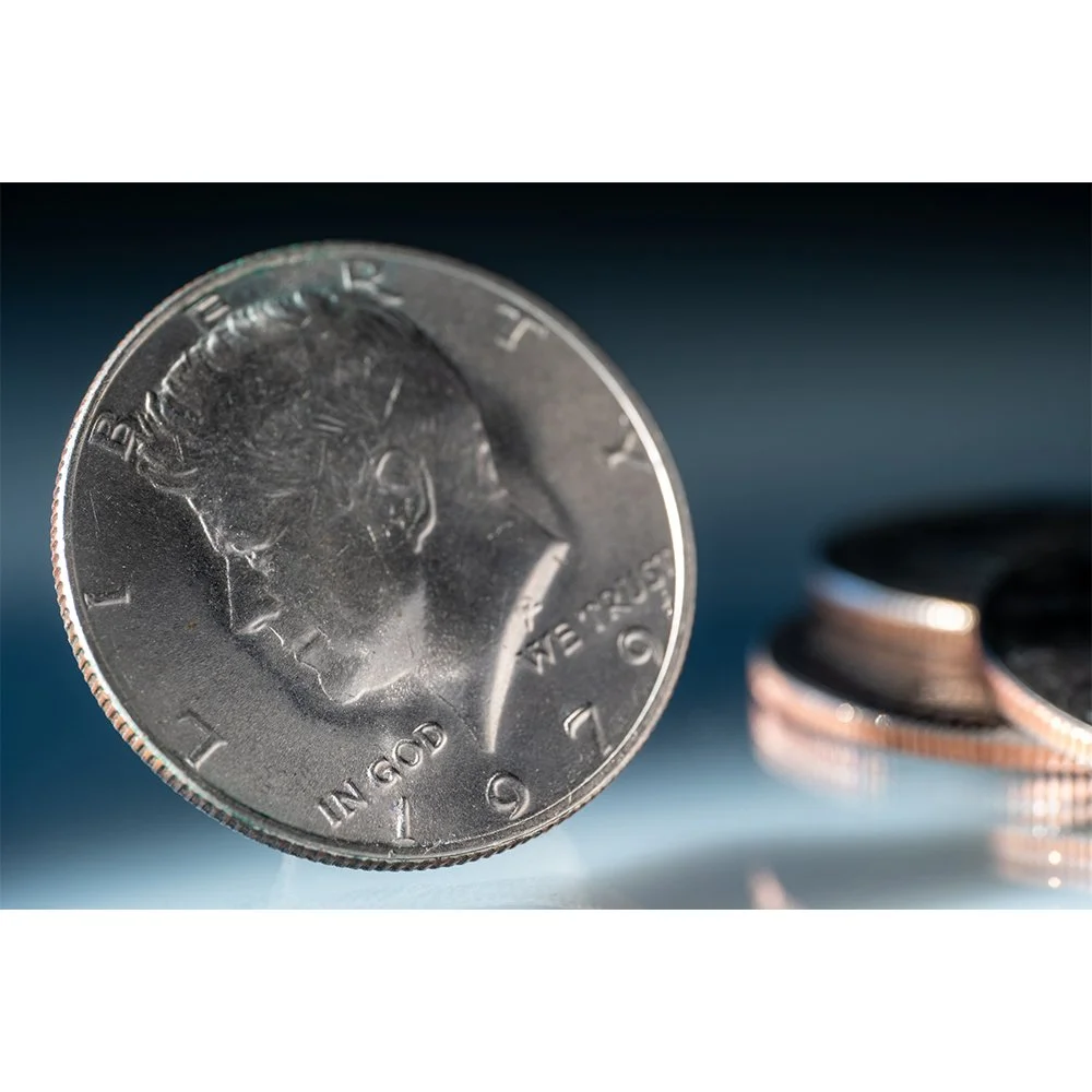 CURRENCY- JFK HALF DOLLAR WITH QUARTERS #0730-Web.jpg