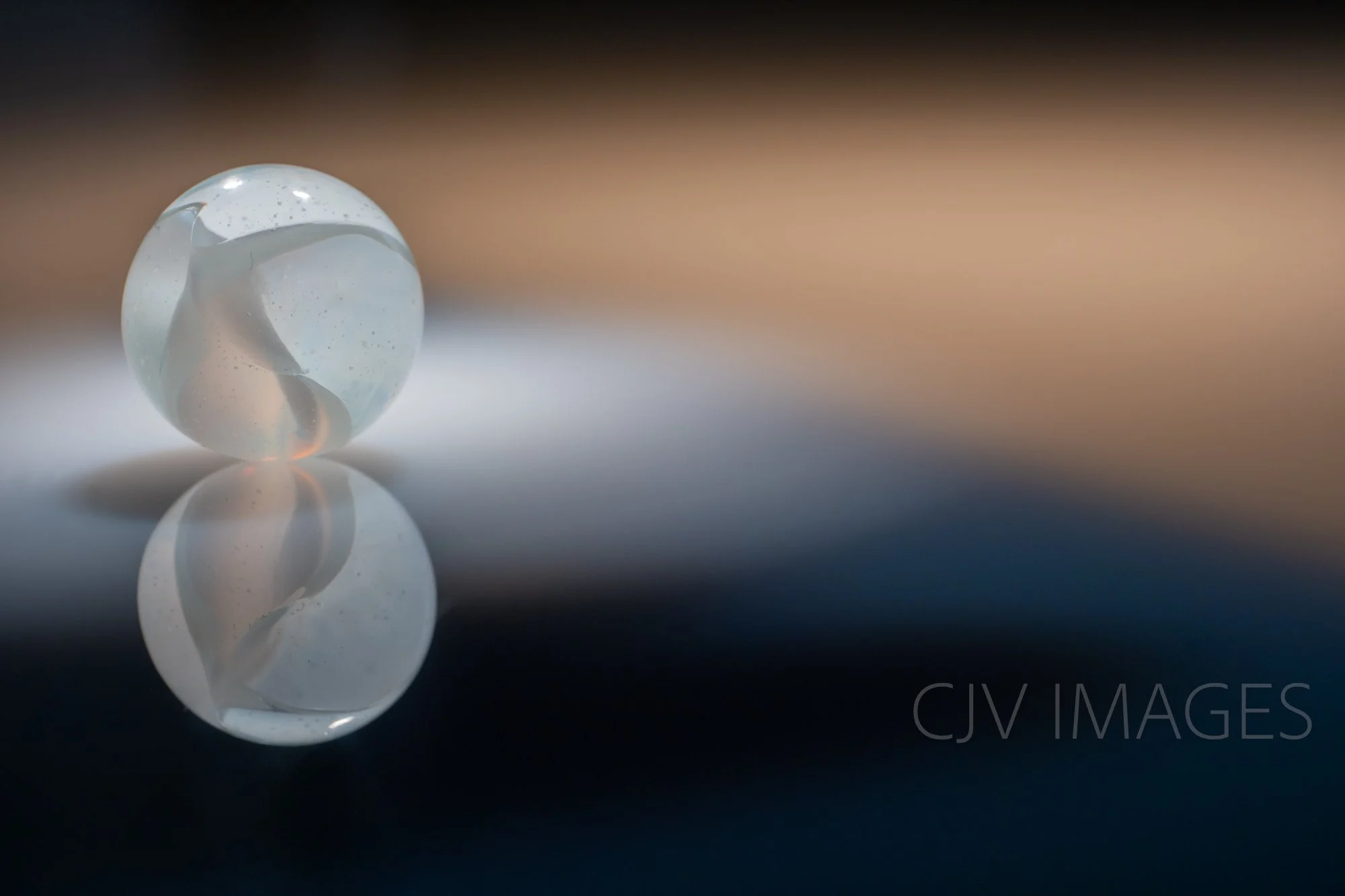 GLASS- MARBLE CATS EYE 16mm #1340