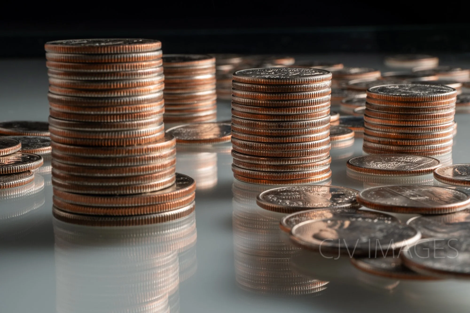 CURRENCY- QUARTER STACKS #0842