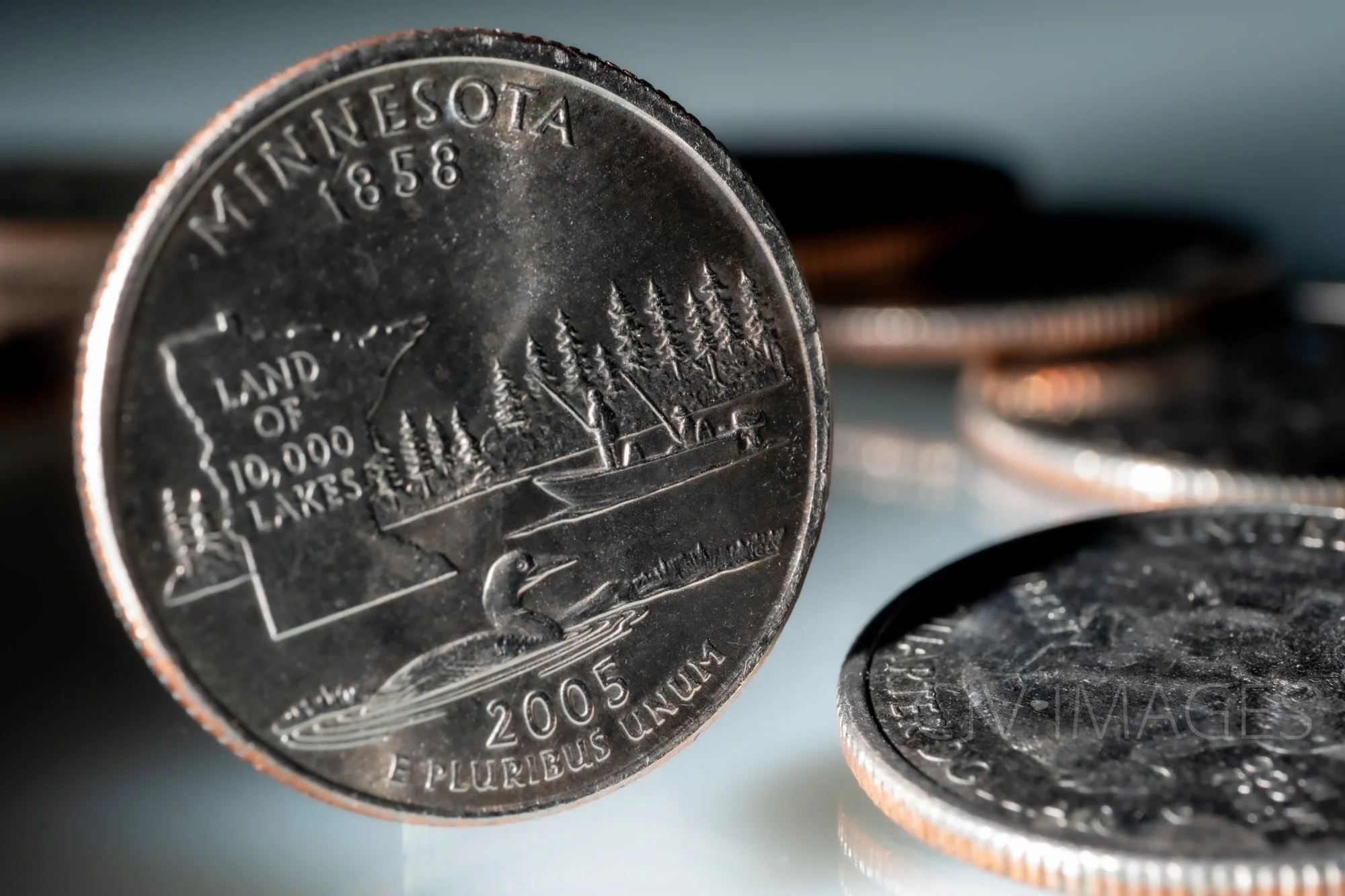 CURRENCY- STATE QUARTER MINNESOTA FULL FRAME #0774
