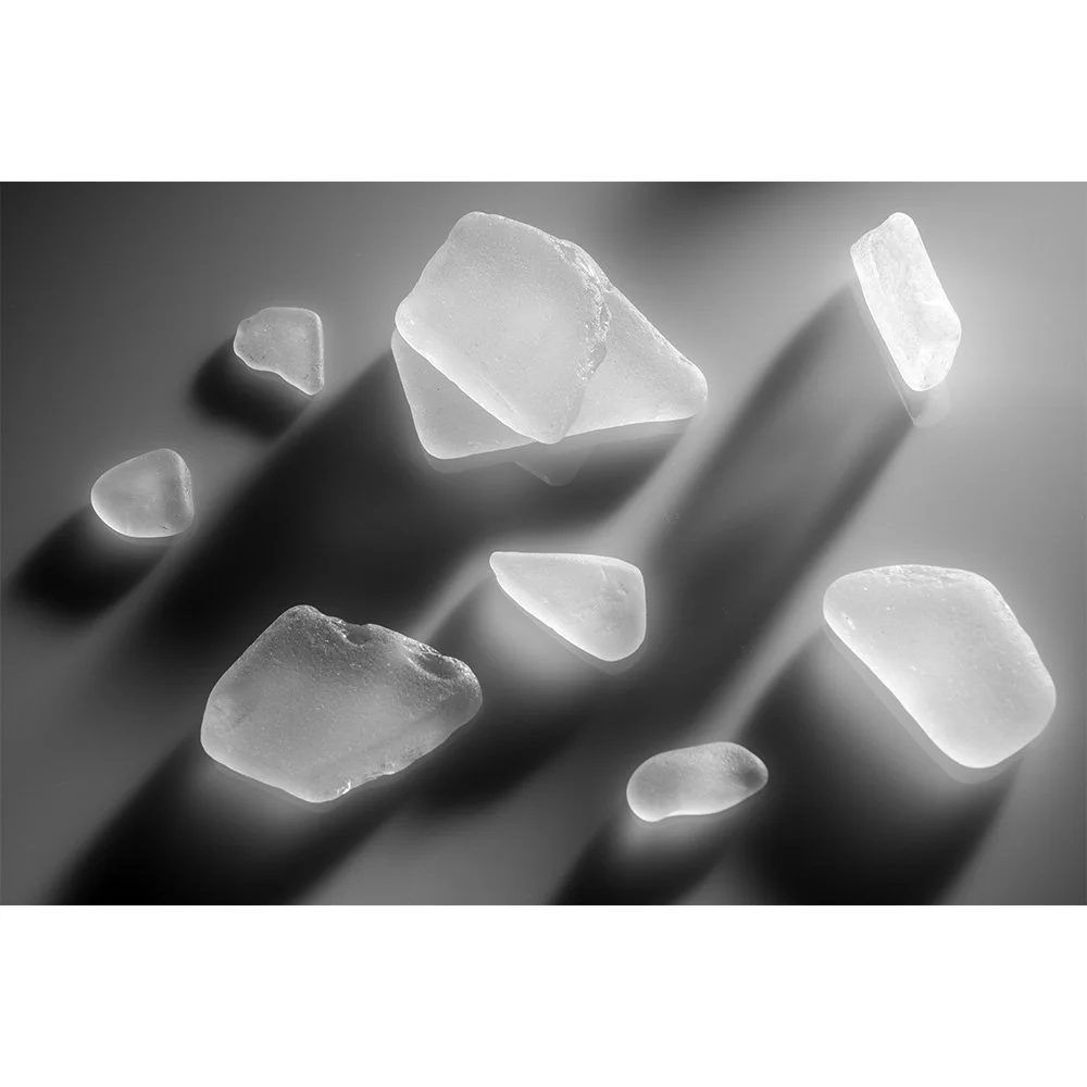 GLASS- Lake Superior #0279 Black and White