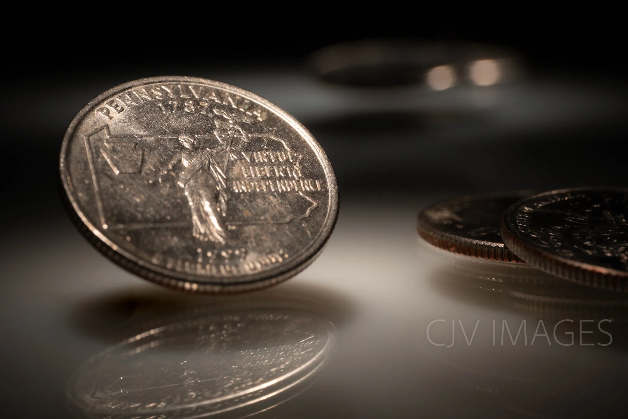 CURRENCY- STATE QUARTERS PENNSYLVANIA #3127

*Pennsylvania's manufacturing landscape is diverse and rich in tradition.
- Hershey's Chocolate — Pennsylvania is home to Hershey, the largest chocolate manufacturer in North America.
- Soft Pretzels — The