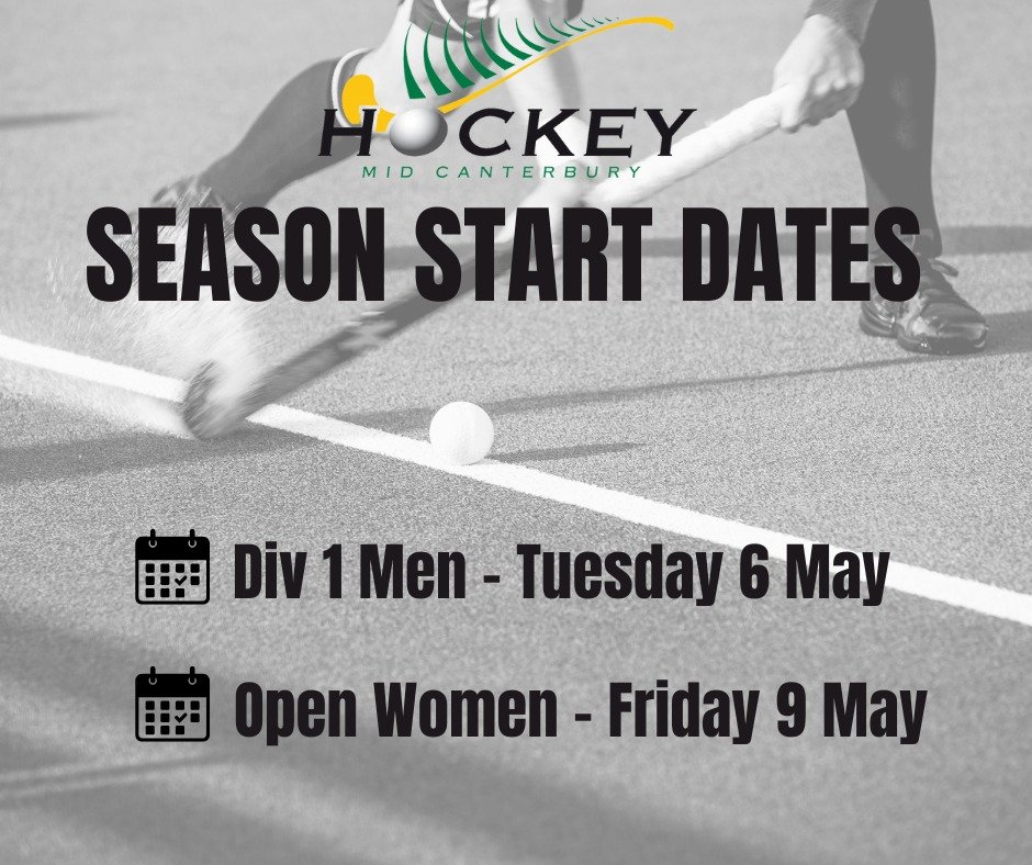 ‼️ 𝐔𝐏𝐃𝐀𝐓𝐄𝐃 𝐒𝐄𝐀𝐒𝐎𝐍 𝐒𝐓𝐀𝐑𝐓 𝐃𝐀𝐓𝐄𝐒 ‼️
Please note we have had to delay the first games of the season for the div 1 men and open women while teams are being finalised.
