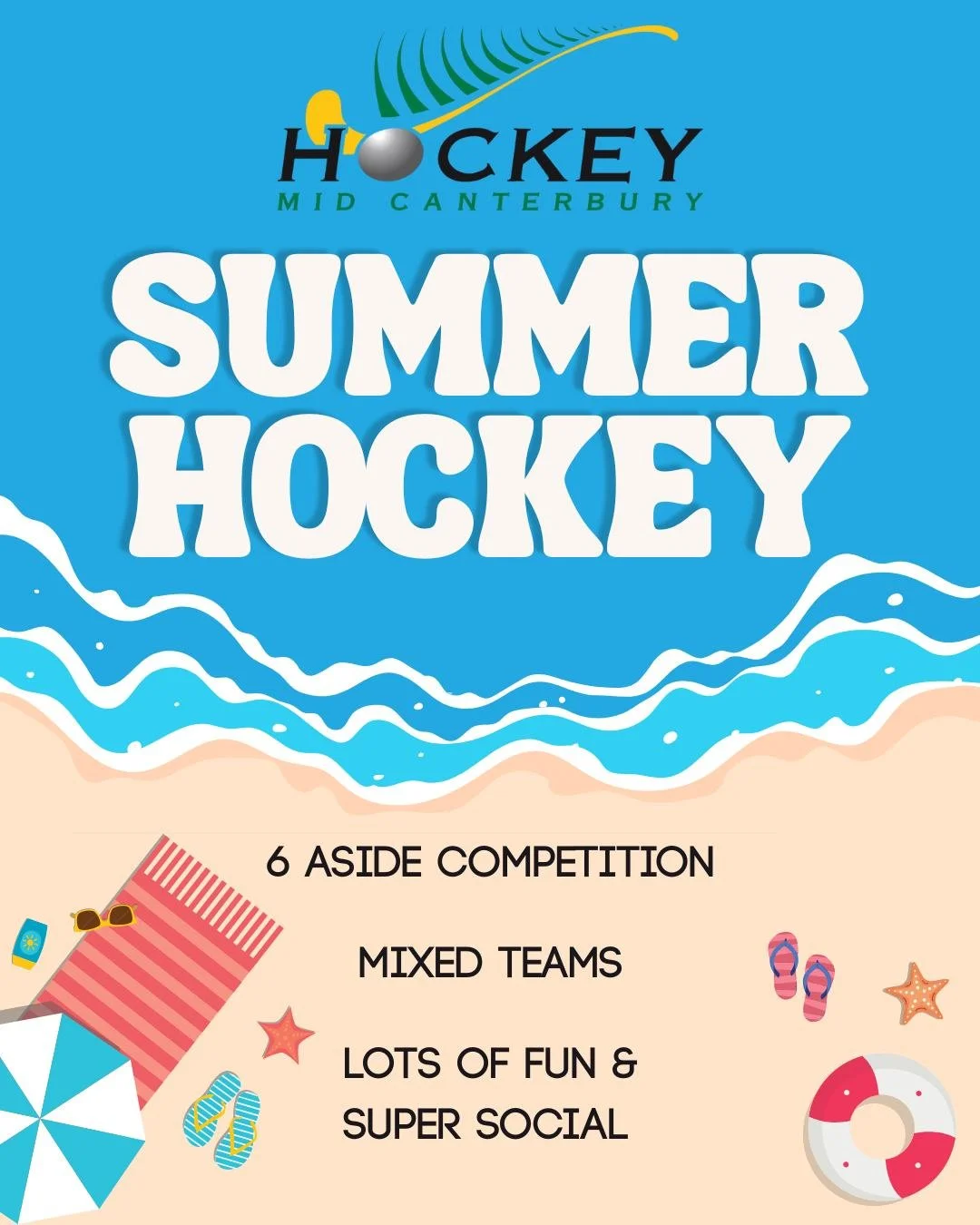 🏖 𝙎𝙪𝙢𝙢𝙚𝙧 𝙝𝙤𝙘𝙠𝙚𝙮 𝙧𝙚𝙜𝙤𝙨 𝙘𝙡𝙤𝙨𝙞𝙣𝙜 𝙨𝙤𝙤𝙣 

Last chance to enter your team in the summer hockey league - registrations close Friday 24th October, here is the link and the details

👉  https://forms.gle/GnG8ifZwuES7zF2J9

📅 Tues